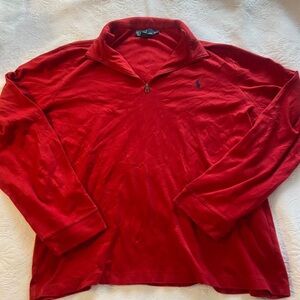 Ralph Lauren Red Quarter Zip